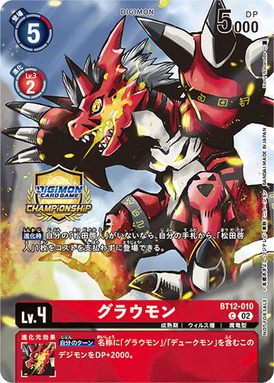 グラウモン（P-C / チャンピオンシップ2024 Cycle1 -Grand Asia Open- 決勝大会）