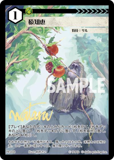 猿知恵（PR / クラウドファンディング返礼品PRカードパック）