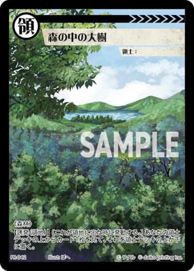 森の中の大樹（PR / クラウドファンディング返礼品PRカードパック）