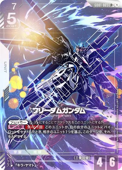 フリーダムガンダム（GD01 GD01-065 LR+ / ブースターパック Newtype Rising）