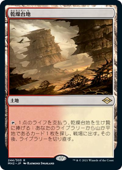 乾燥台地/Arid Mesa（MH2 244/303 レア / 『モダンホライゾン２』）