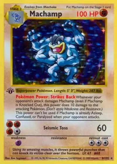 Machamp（Holo Rare / Base Set 1st Edition / Base）