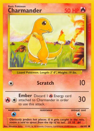 Charmander（Common / Base Set Unlimited / Base）